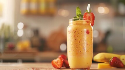 tropical fruit smoothie
