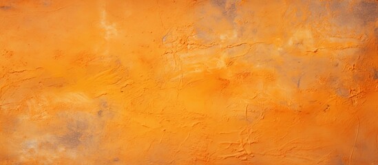 A detailed closeup of a rusty metal wall texture showcasing shades of brown, amber, orange, and...