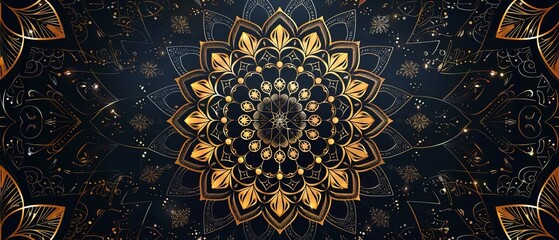 Naklejka premium Luxury mandala
