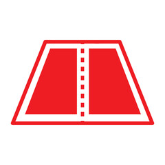 trapezoid icon vector illustration design template