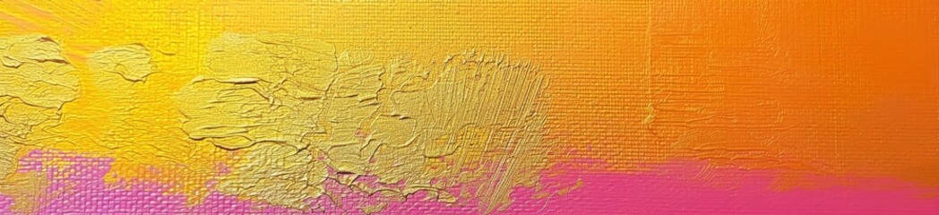 Obraz premium Antic pink, gold vintage art canvas structure. Destroyed, weathered mix media for luxury, unusual, unique banner, card. Magenta, copper red structure.