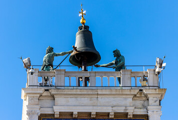 Torre dell Orologio - St Mark s clocktower in Venice, Italy