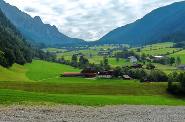 Landscape over the Anterselva valley.