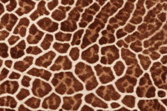 Giraffe Skin Fur Texture, Giraffe Fur Background, Fluffy Giraffe Skin Fur Texture, Giraffe Skin Fur Pattern, Animal Skin Fur Texture, Giraffe Print, AI Generative