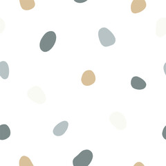 Hand Draw dots seamless pattern
