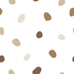 Hand Draw dots seamless pattern