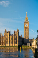 London's clock tower, called the big ben, where you can see the Houses of Parliament from the...