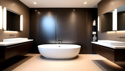 Fototapeta na wymiar Modern Bathroom Design 2 (4)