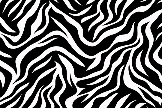 Zebra Skin Print Background, Zebra Stripes Pattern Background, Zebra Skin Pattern, Animals Skin Print, Zebra stripes black and white background, AI Generative