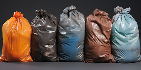 Black Garbage Bags for Trash Disposal