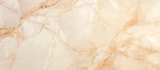 Foto op Aluminium An image showcasing a textured surface of marble, featuring distinct veins in shades of brown and white © TheWaterMeloonProjec