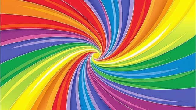  an image of a colorful background with a spiral design in the middle of the rainbow - hued colors of the rainbow.
