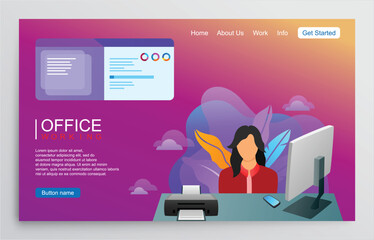 office warking