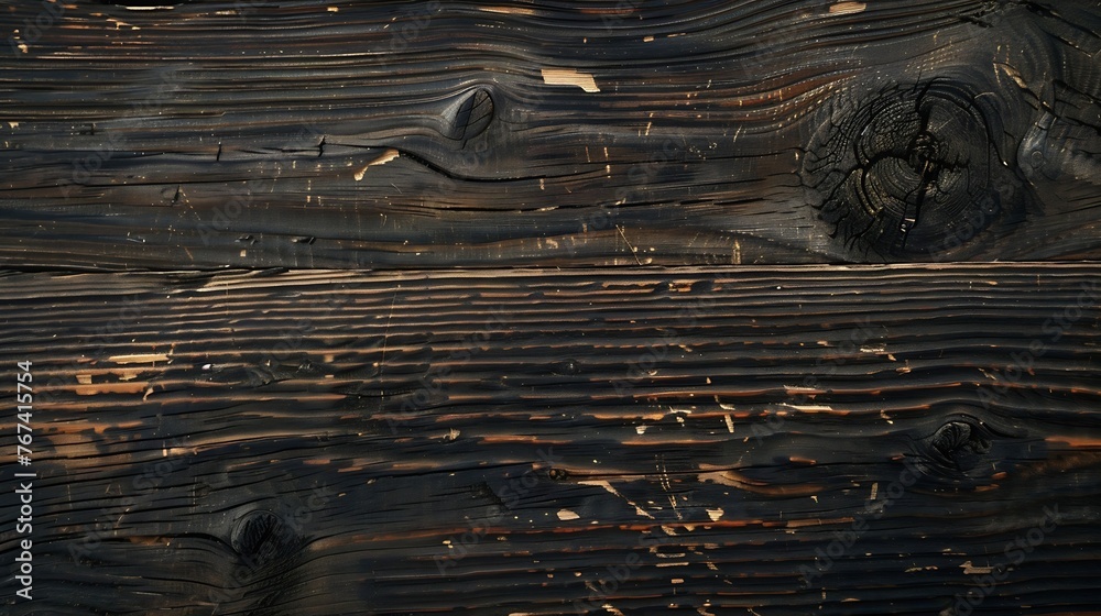 Aufkleber generative ai : texture of wood background closeup