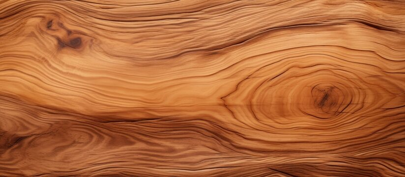 Capture a detailed view of the unique and fascinating design of a wood grain texture up close.
