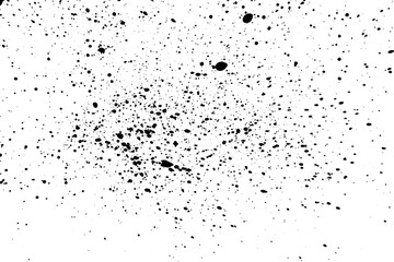 Overlay, ink paint brush drops, background. Vector illustration