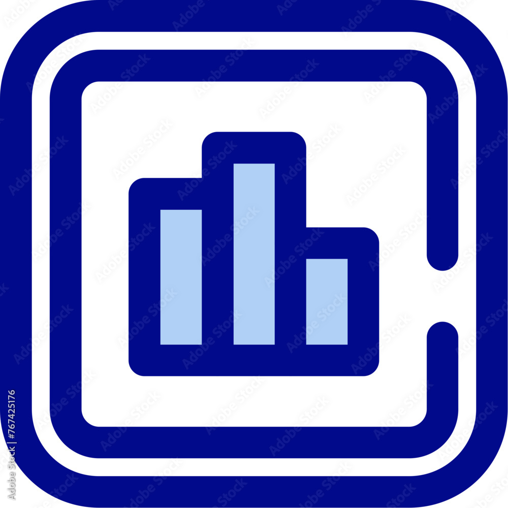 Sticker Statistics Icon