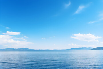 Picturesque Clear Blue Sky – Nature's Beauty Unveiled In Its Purest Form