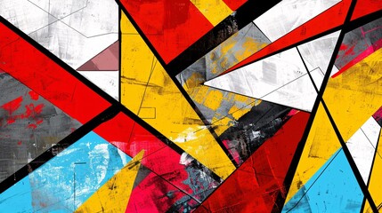 Abstract suprematism wallpaper background illustration