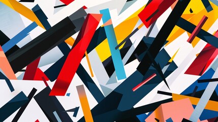 Abstract suprematism wallpaper background illustration