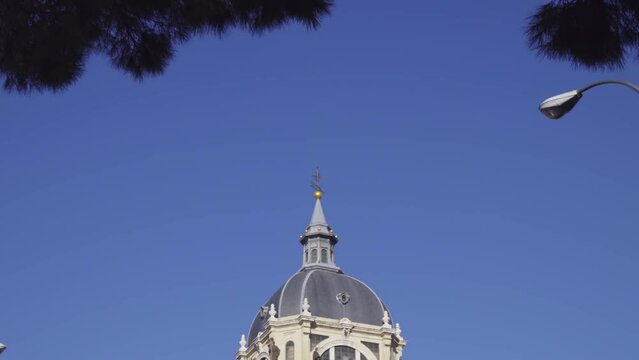 Almudena Cathedral (Santa Maria la Real de La Almudena) is Catholic church in Madrid, Spain. It is seat of Roman Catholic Archdiocese of Madrid. It was consecrated by Pope John Paul II in 1993.
