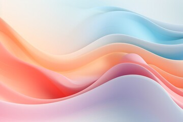 Pastel Colors abstract minimal Waves banner Background, Pastel Abstract Waves Wallpaper, Abstract...