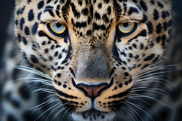Obraz premium leopard. predatory big cat. zoology and fauna. mammal