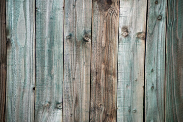 old wood brown and sky blue background 