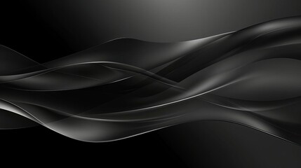 Elegant black transparent gradient background, versatile design element for sophisticated digital projects