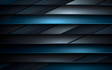 Fototapeta premium Abstract rendering of brushed color metal surface. Reflective surface. background geometric texture. volumetric color panels