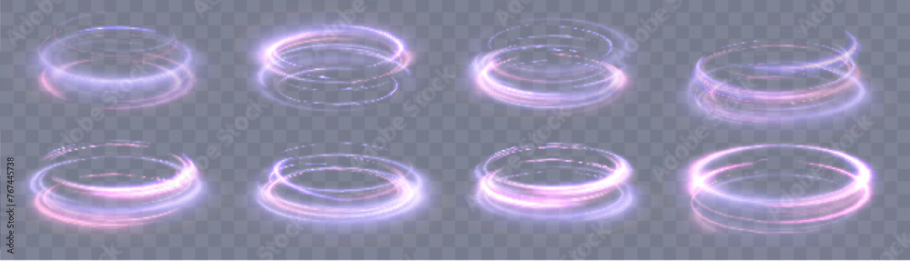 Poster bright light round teleport podium. magic gate in a fantasy game. light golden swirl. sci-fi digital