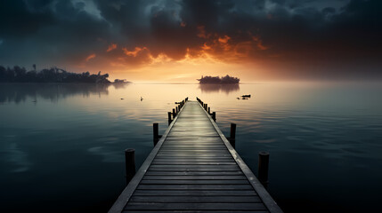 Fototapeta premium Tranquil Marina on Tranquil Waters