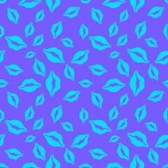 Fototapeta na wymiar Summer print seamless lips pattern for wrapping paper and fabrics and pride textiles and party accessories