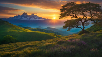 Stunning Nature Photography: Capturing the Beauty of Sunrise, Sunset, Mountains, Spring, and Summer...