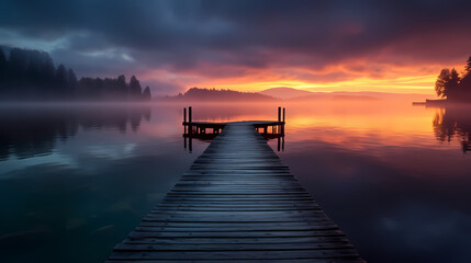 Fototapeta premium Tranquil Marina on Tranquil Waters