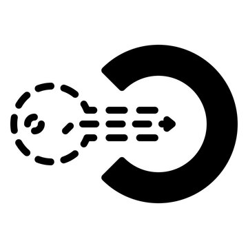 Logout icon, glyph icon style