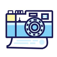 Life blue colored icon pack