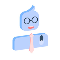 2.5D daily business colored icon pack