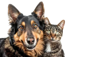 Foto op Plexiglas Dog and cat © PNG Kingdom 