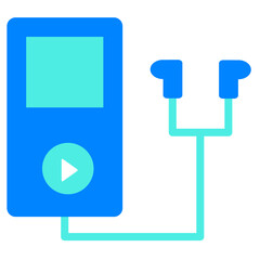 Bodybuilding blue icon pack