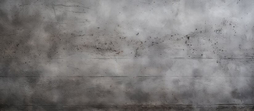 A closeup shot of a grey concrete wall with a blurred sky in the background. The monochrome photography captures the pattern of darkness and cumulus clouds