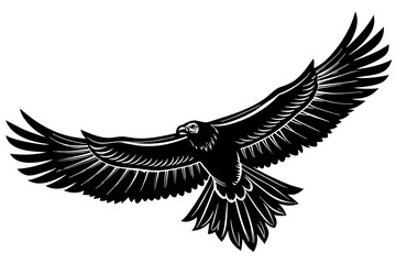condor silhouette vector illustration