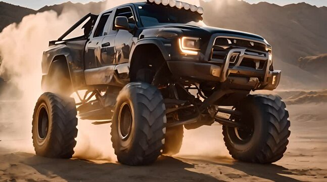 Monster Truck in Action