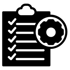 Planning solid icon
