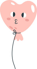 Birthday Balloon With Face