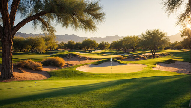 Scottsdale Phoenix Golf Course Aerial 