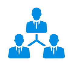 People vector icon illustration silhouette on a Transparent Background