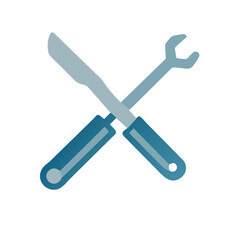 Tool vector icon illustration on a Transparent Background
