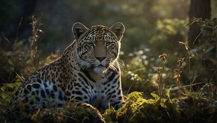 portrait of a leopard