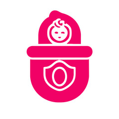 Baby icon on a Transparent Background